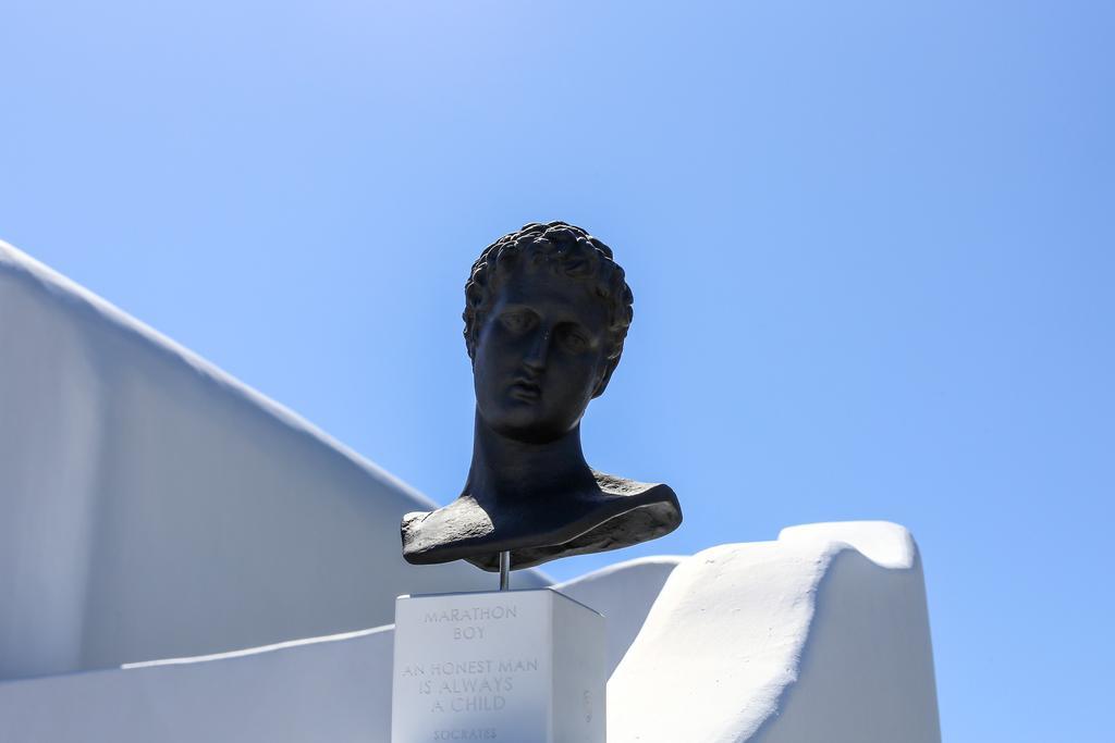 ホテル Aelia Mykonos オルノス エクステリア 写真