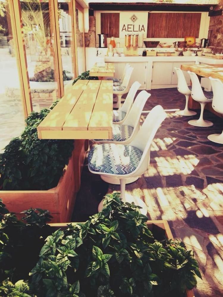 ホテル Aelia Mykonos オルノス エクステリア 写真
