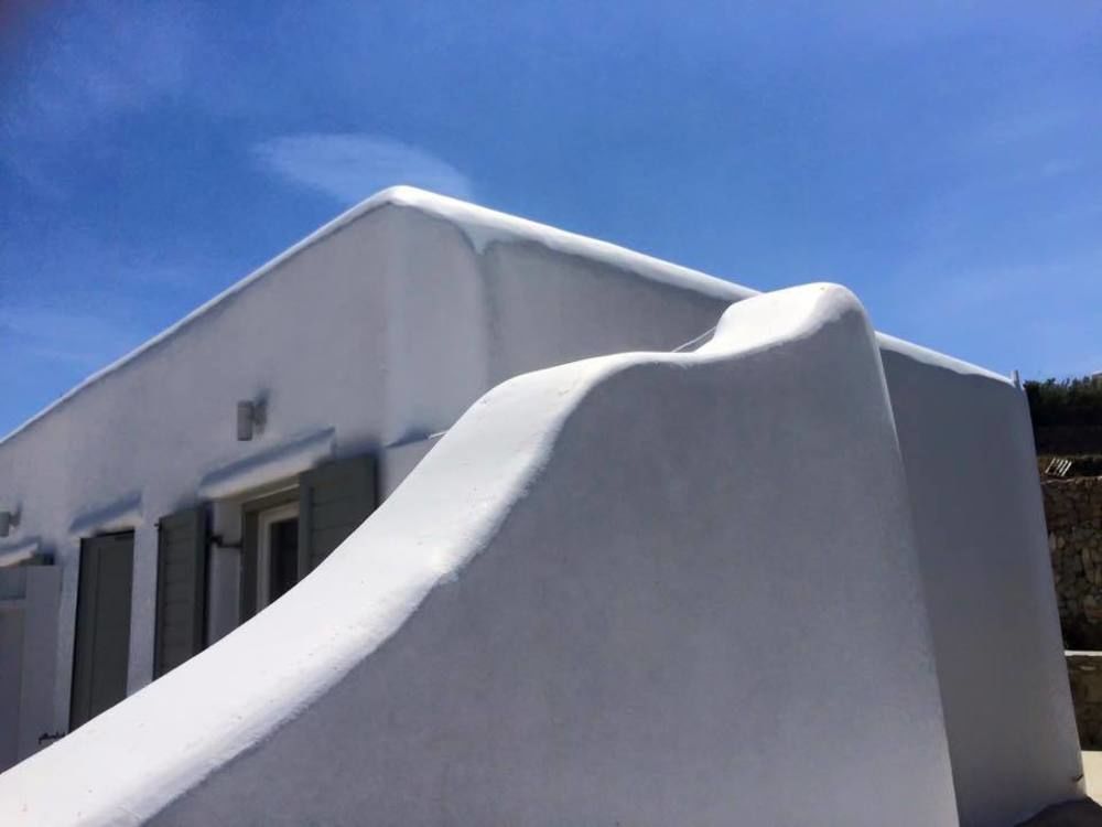 ホテル Aelia Mykonos オルノス エクステリア 写真