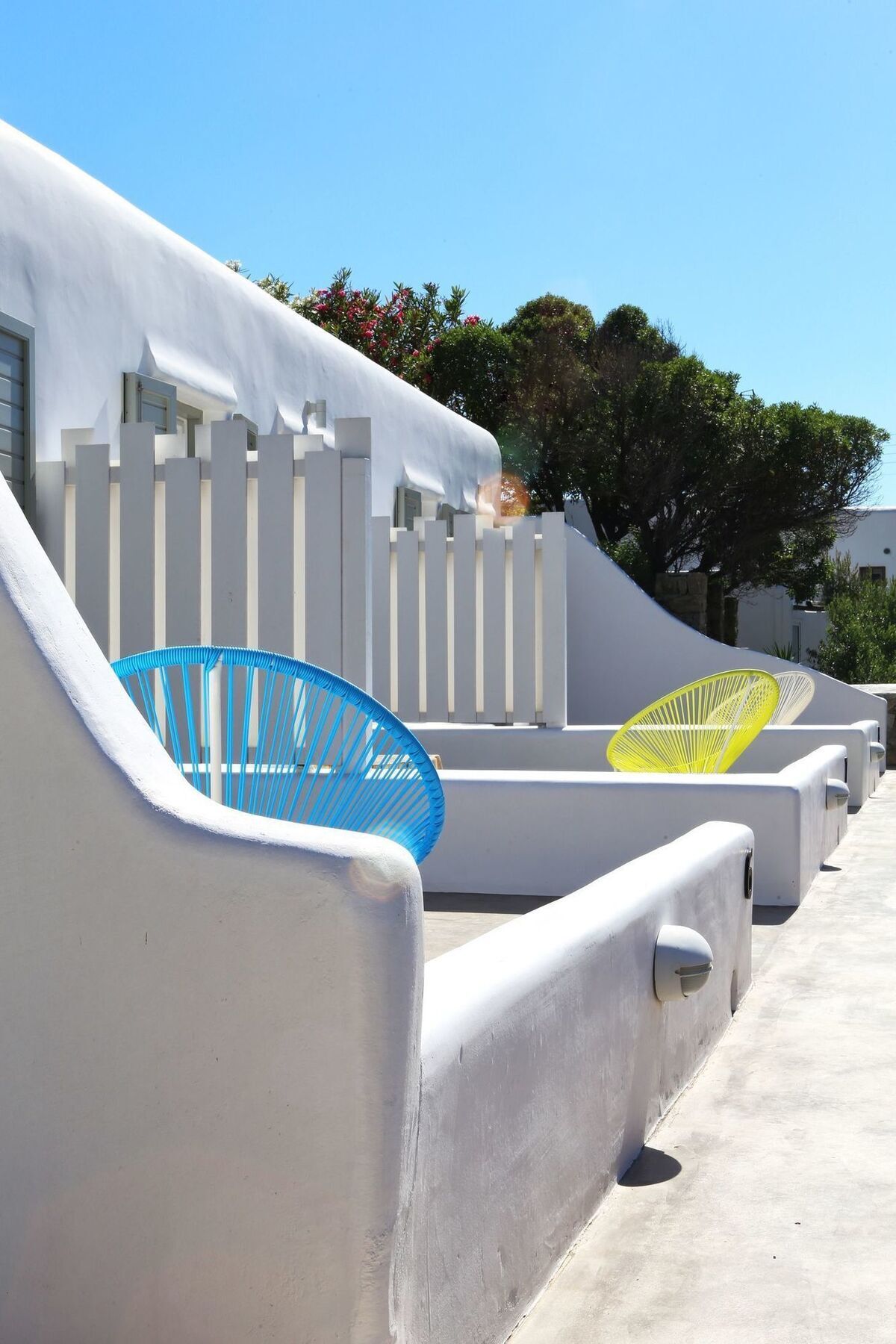 ホテル Aelia Mykonos オルノス エクステリア 写真