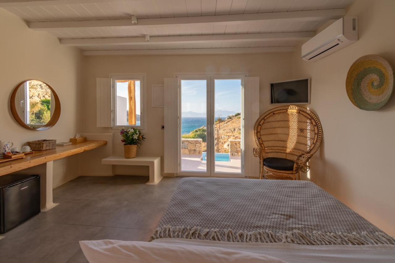 ホテル Aelia Mykonos オルノス エクステリア 写真