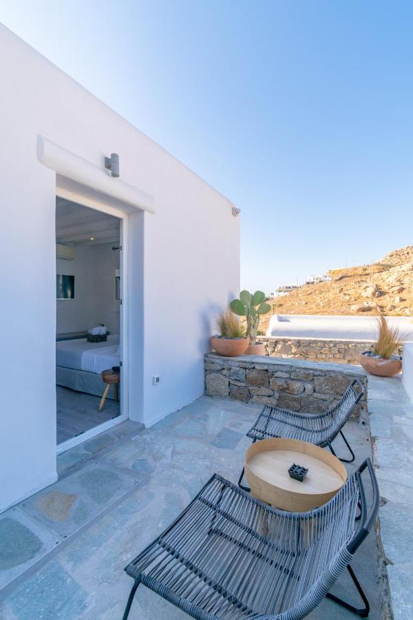 ホテル Aelia Mykonos オルノス エクステリア 写真